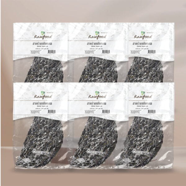 สาหร่ายทะเลแห้ง (Dried Seaweed)  15 g. แพ็ค 6