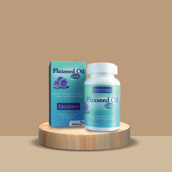 น้ำมันเมล็ดแฟลกซ์ (Flaxseed Oil) 1000 mg. 60 Capsules