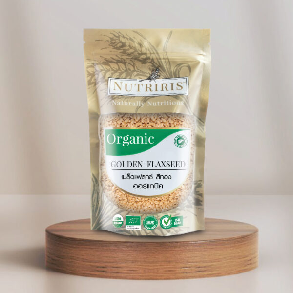 เมล็ดแฟลกซ์ สีทอง ออร์แกนิค (Organic Golden Flaxseed)