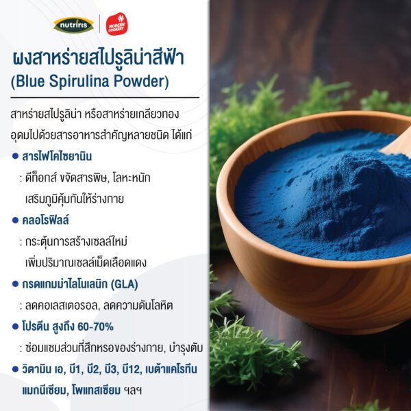 Blue Spirulina powder